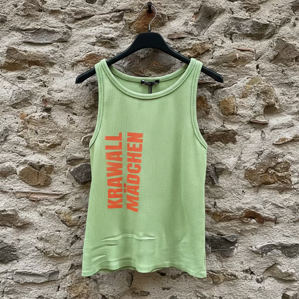 TANKTOP grün KRAWALL MÄDCHEN