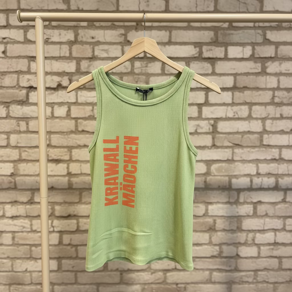 TANKTOP grün KRAWALL MÄDCHEN