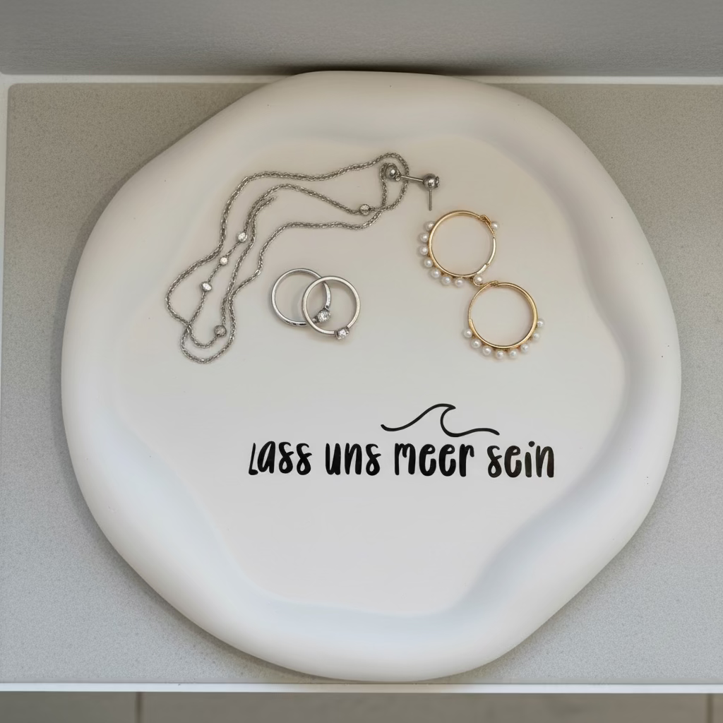 Dekoteller LASS UNS MEER SEIN