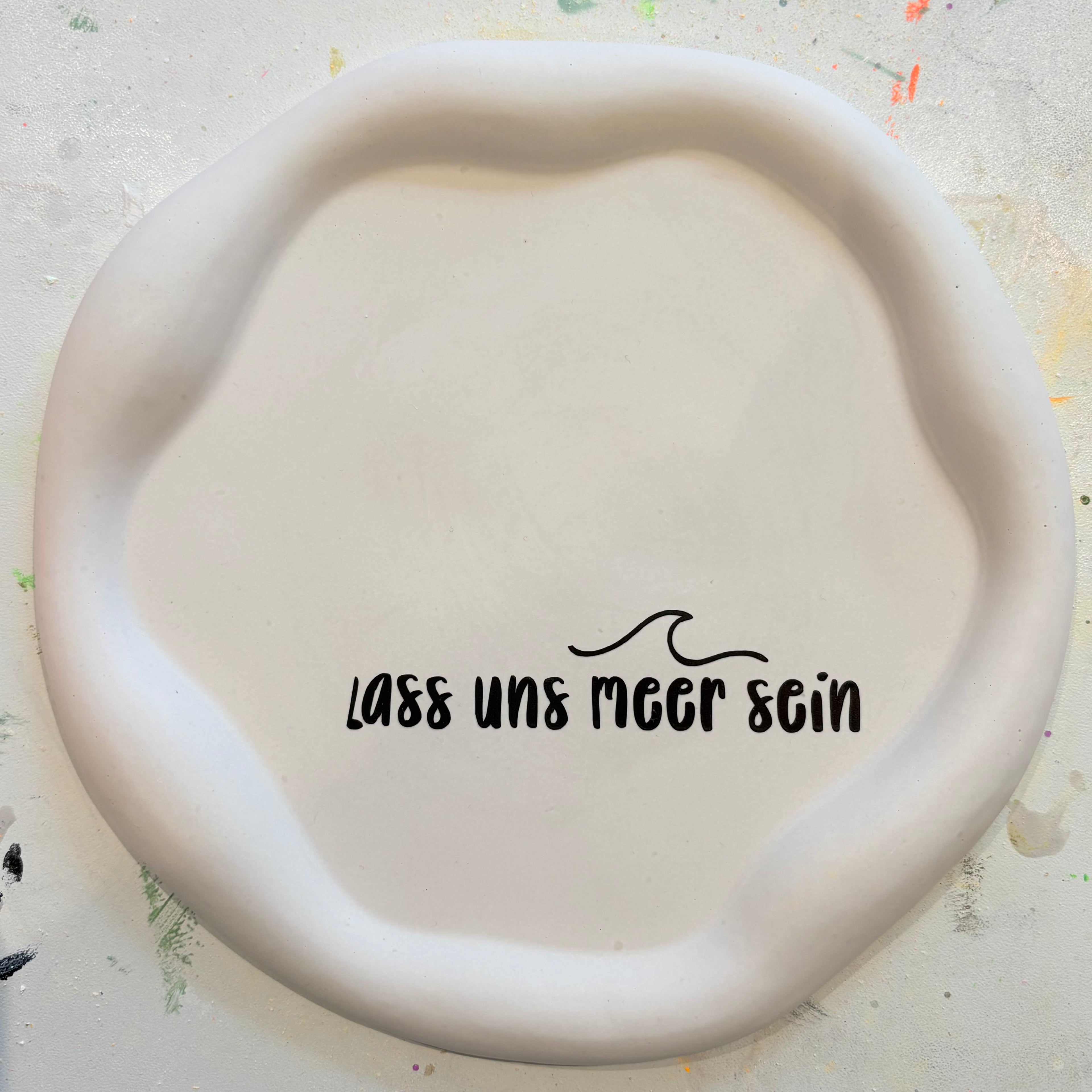 Dekoteller LASS UNS MEER SEIN