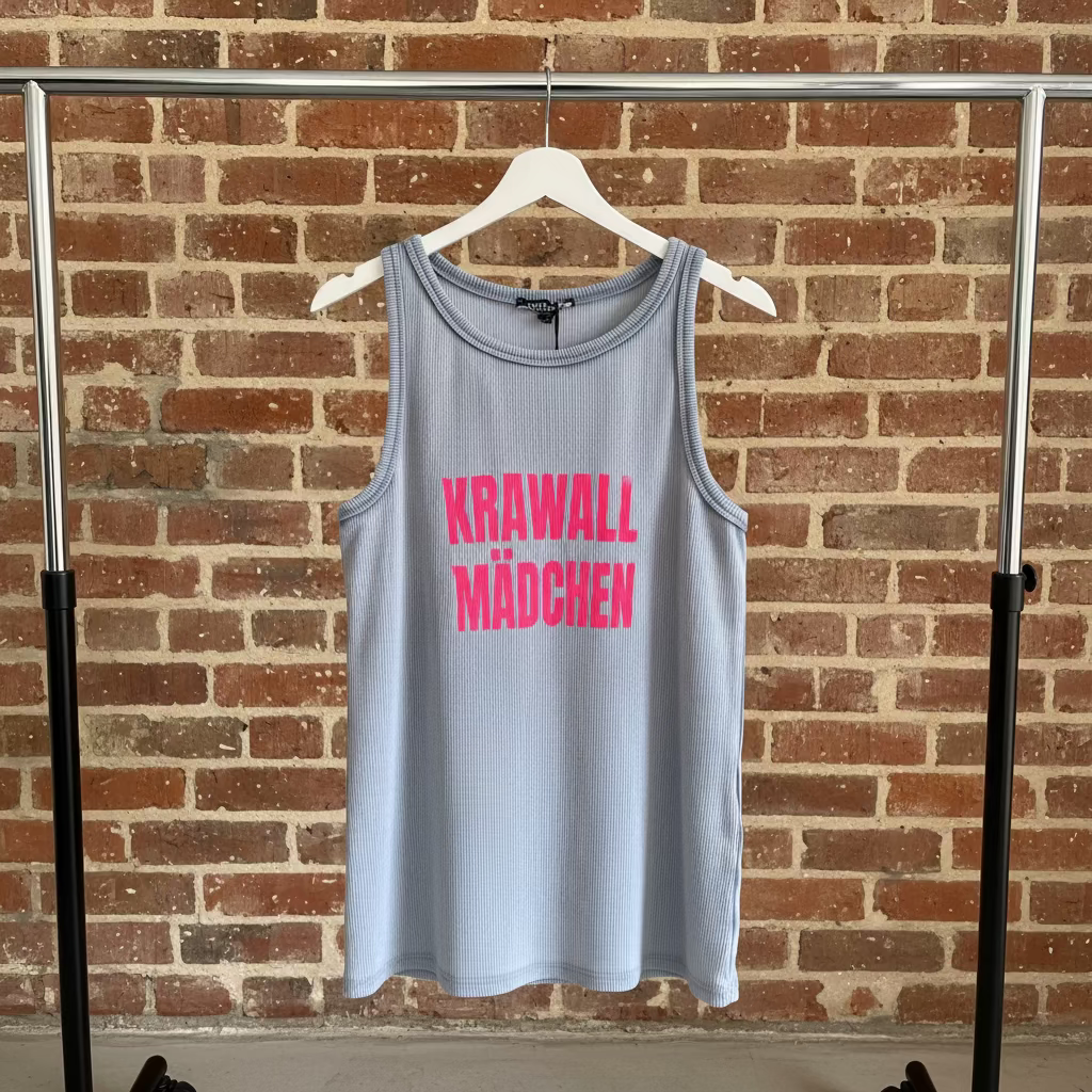 TANKTOP grün KRAWALL MÄDCHEN (Kopie)