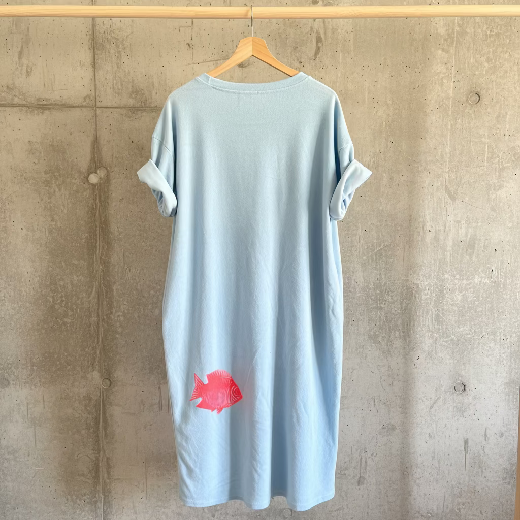 Frottee Kleid *Dumm Still