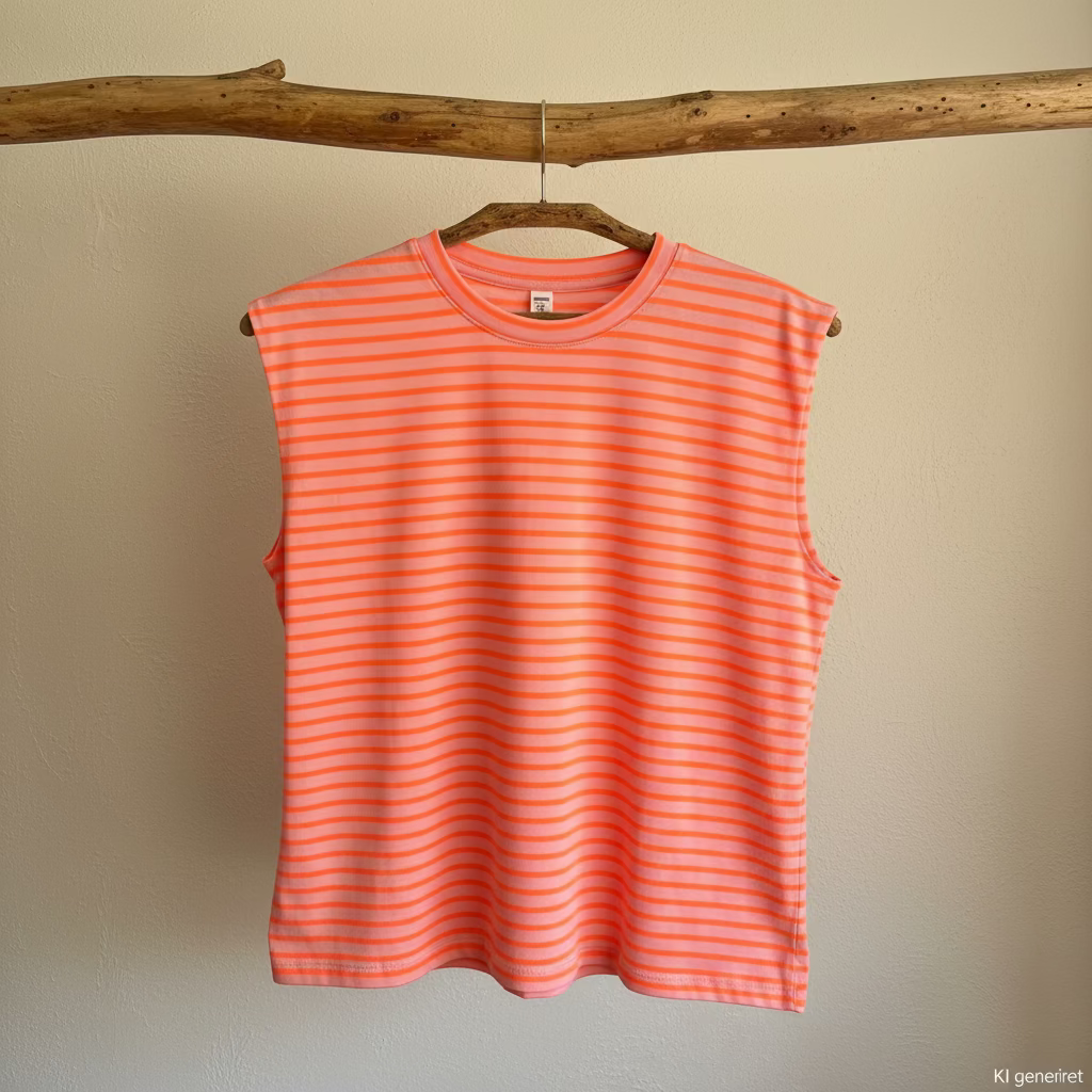 Starke Schulter T-Shirt