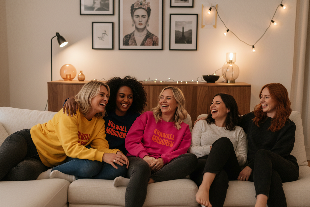 Mädelsabend mit Highboard und Bildergalerie